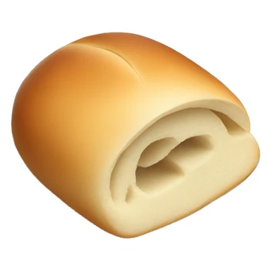 dinner roll with no face  sticker