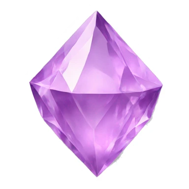 A pinkish-purple crystal. sticker