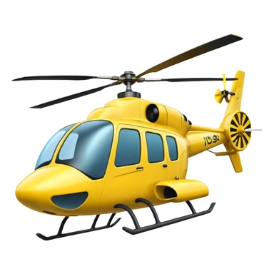 cartoonish helicopter with exaggerated goofy features sticker