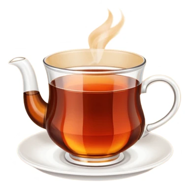 Turkish tea in the turkish tea cup sticker