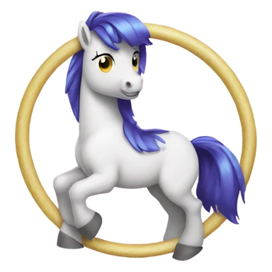 pony hoola hooping sticker
