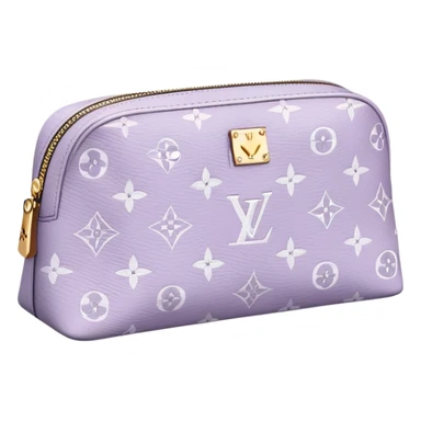 Pale purple Louis Vuitton cosmetic bag  sticker