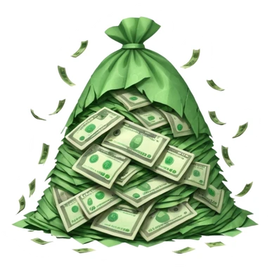 Shreading money sticker