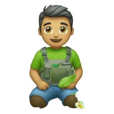 Ecological life sticker