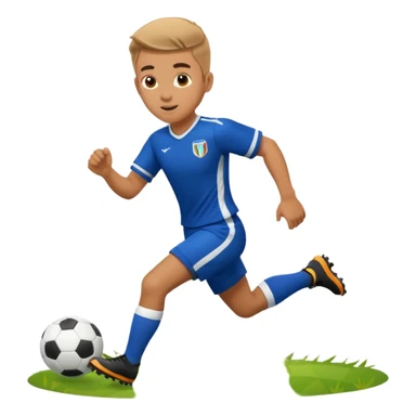 Joueur de foot sticker