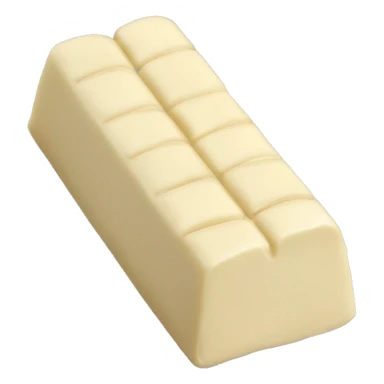 Bar of white chocolate  sticker