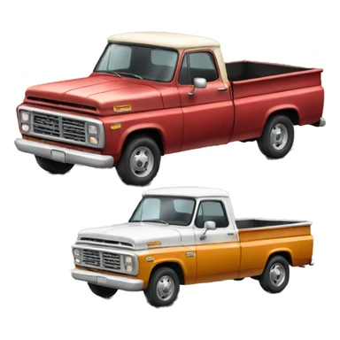 Old pickup truck sticker