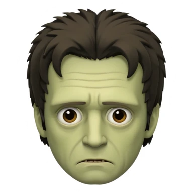 dr victor frankenstein mad look sticker