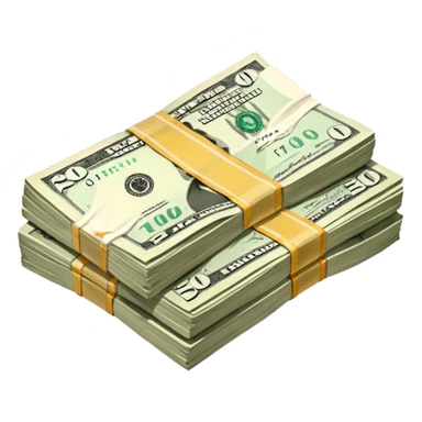 a second hand item to be sold, cash notes, transactions,  sticker