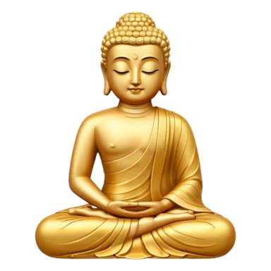 emoji about buddhism sticker