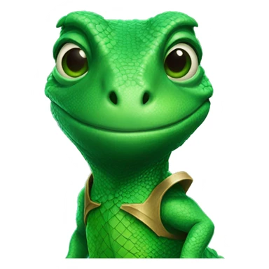 Lizard of Oz in emerald city sticker