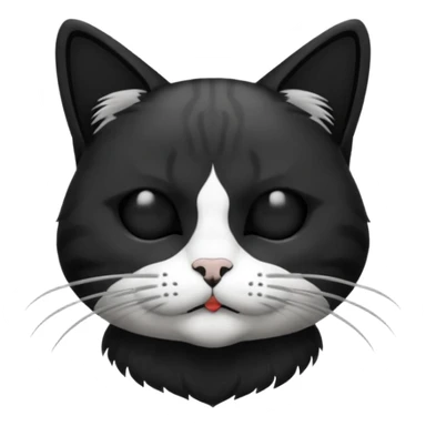 cat mafia corleone dead, eyes X sticker