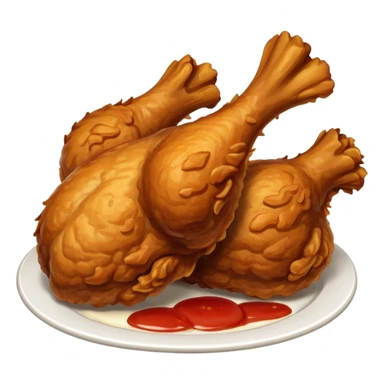 fried chicken sticker