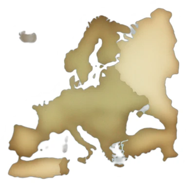 a map of Europe sticker
