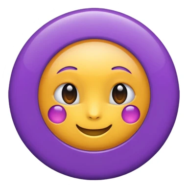 Rond violet normal sticker