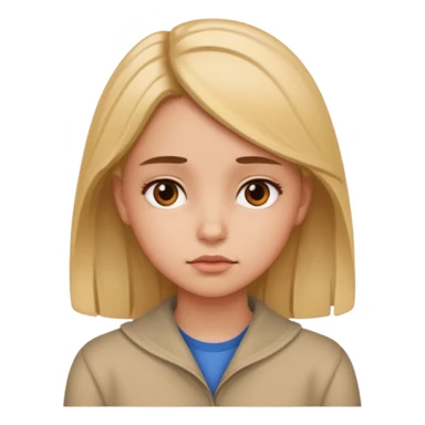 the girl thinks about several people sticker