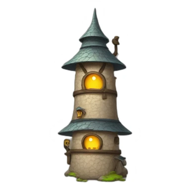 Wizard Tower with 2 smiley emoji and ninja sticker