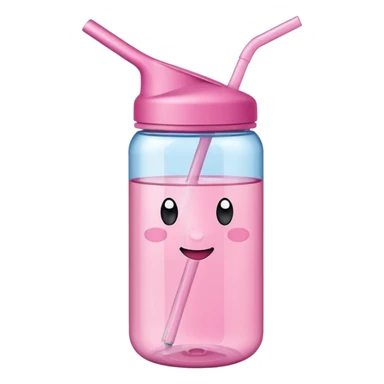 Cute water bottle sticker