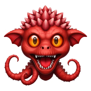 quiero q mi emoji se parez ca a un demogorgon sticker