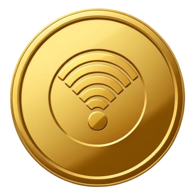 wifi money coin  sticker