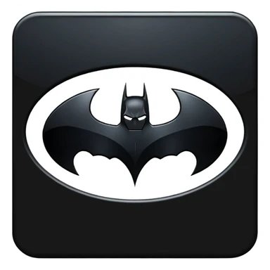 batman logo sticker