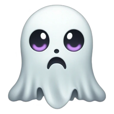 Kawaii ghost sticker