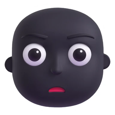 sad face, frowning, watery eyes sticker