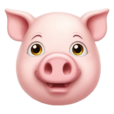 pig saying i miss you already sticker