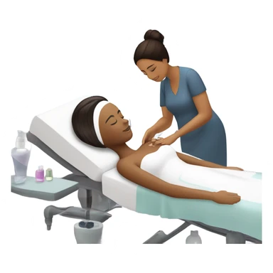 spa at a cosmetologist sticker