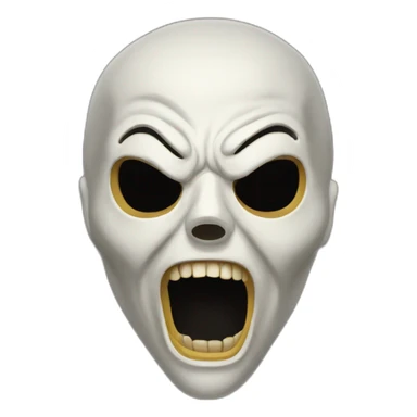 Scream masque horeure sticker