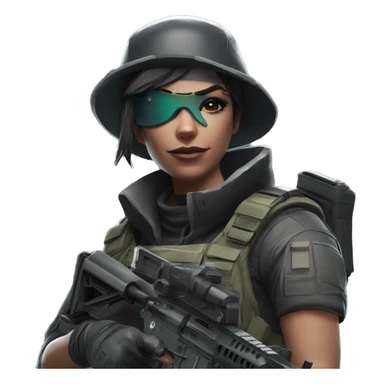 Rainbow six siege caveira sticker