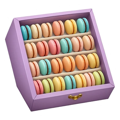 a box of single line of macaron



















 sticker