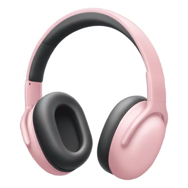 Light pink headphones AirPods Max style sticker