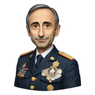 ÉRIC ZEMMOUR president français militaire sticker