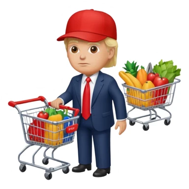 trump at walmart sticker