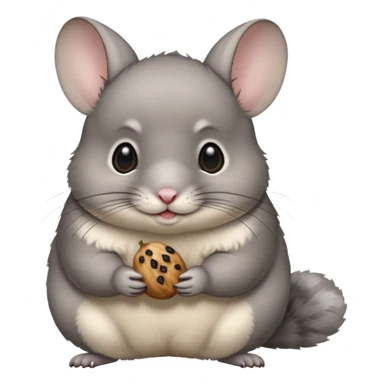 Chinchilla with raisin sticker