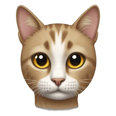 Cat with a eyebrow raised sticker
