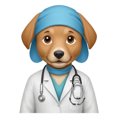 dog doctors with bandanas  sticker