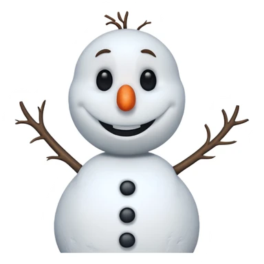 Olaf from the Frozen movie sticker