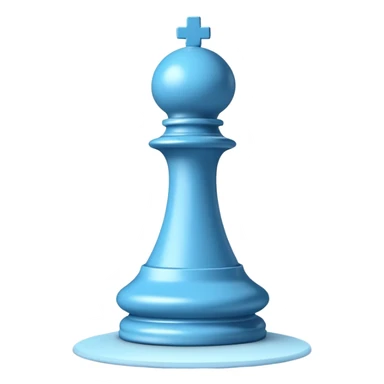 
chess bishop piece object, classic bishop shape with top slit, 3D cartoon, glossy material, soft shadow, mobile game icon style, centered, clean background, no text, no watermark
 sticker