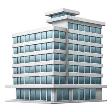 hospital buliding sticker