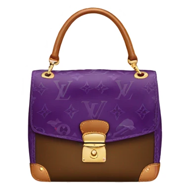 purple Louis Vuitton bag sticker