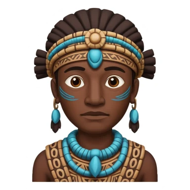 man primitive maya sticker