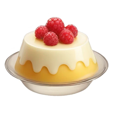 panna cotta flan sticker