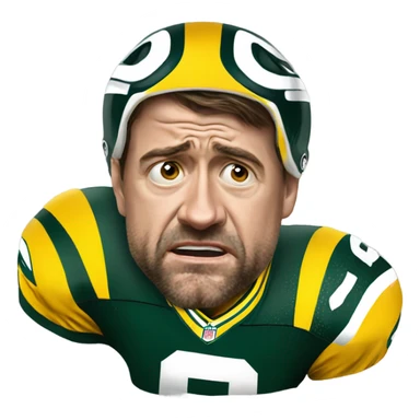 Aaron rogers crying sticker