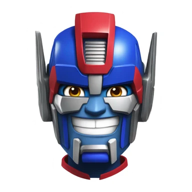 Optimus prime smile sticker