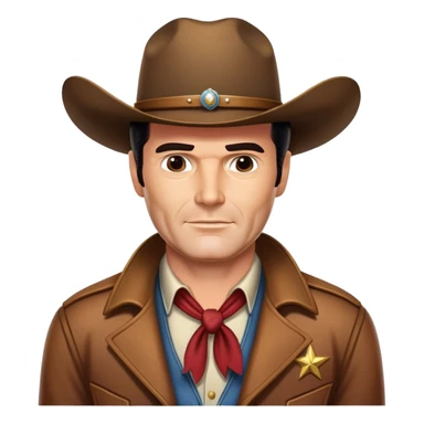 james garner maverick cowboy sticker