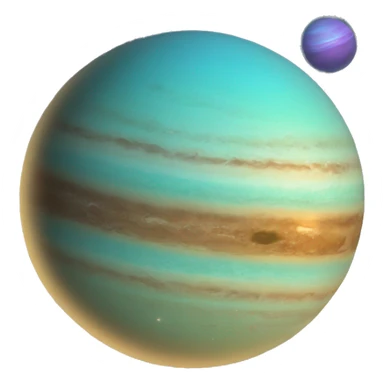 uranus planet with ring sticker