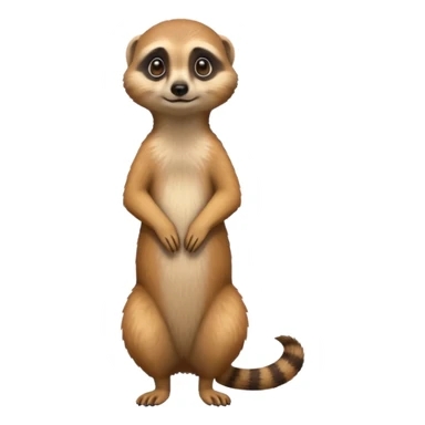 Create a meerkat emoji sticker