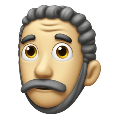 A thinking noodle sticker